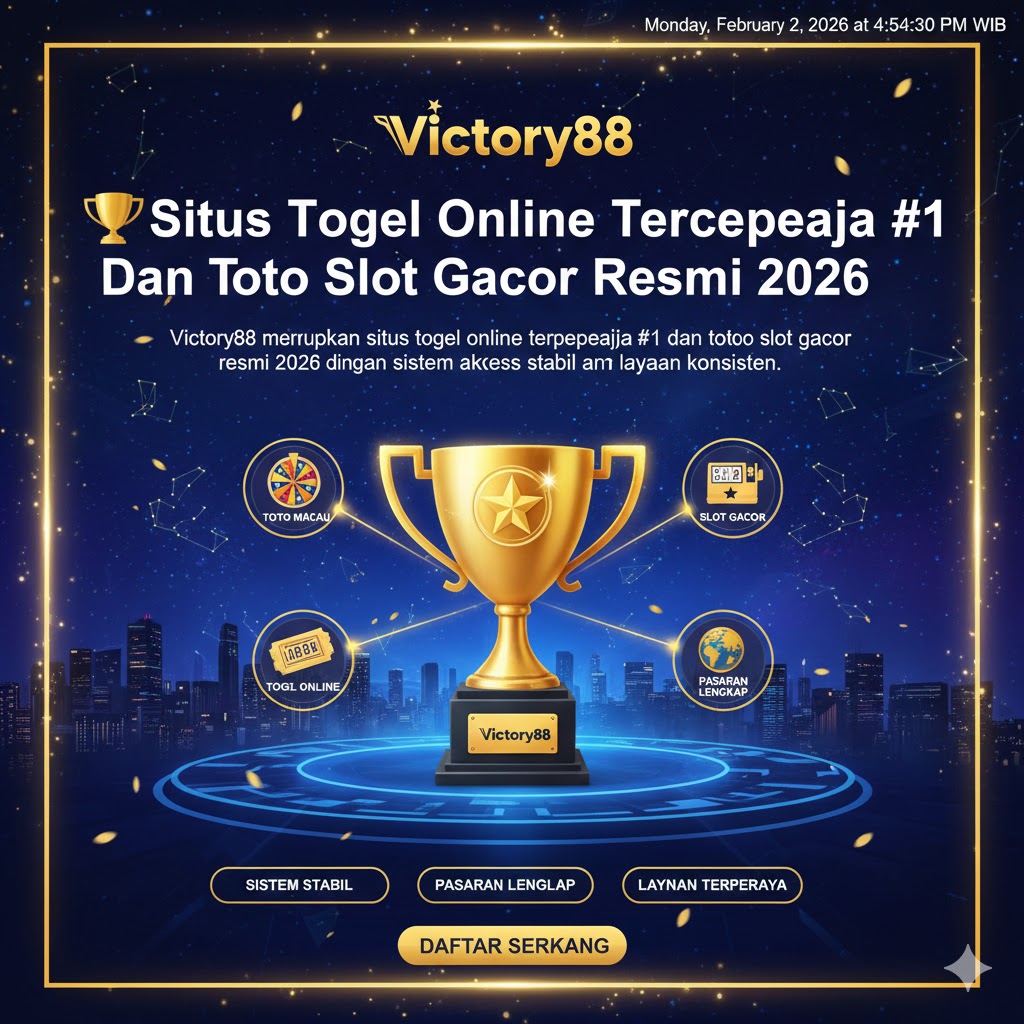 Victory88 🏆 Situs Togel Online Terpercaya #1 Dan Toto Slot Gacor Resmi 2026
